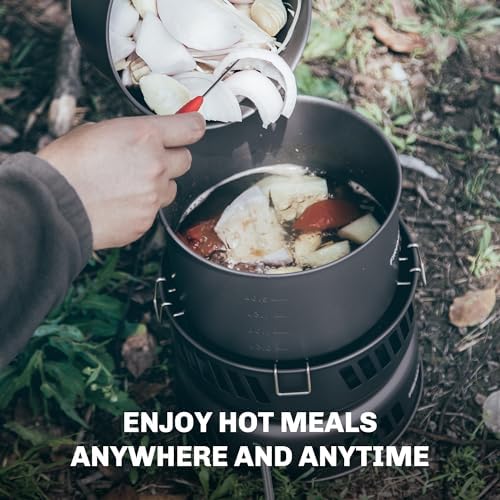 Fire Maple Versatile Outdoor Cooking Set Gas Stove Camping Cookware Kit - Image 3