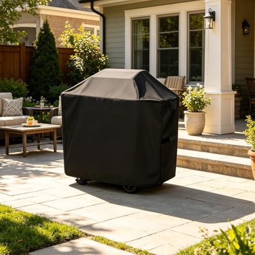 Grill Cover for Megamaster 720-1065 2-Burner Propane Gas Grill, Heavy Duty Waterproof All-Weather Protection, Outdoor Fade Resistant BBQ Grill Cover (43" W x 20" D x 38" H) - Image 6