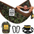 Wise Owl Outfitters Camping Hammock – 400lbs Portable Hammock with Tree Straps - Travel, Backpacking, Hiking, Outdoors Camping Gear - Single by WiseOwlOutfitters