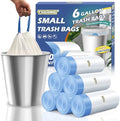 Medium 6 Gallon Trash Bags Drawstring,1.1 Mil,Unscented,120 Count by TFORING%C2%AE