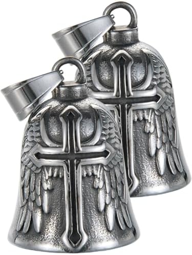 Motorcycle Bell Guardian Angel Gremlin Lucky Charm Gift For Riders by CTZSRGuardianAngelGoodLuckBells