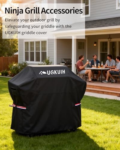 Outdoor Grill Cover Compatible with Ninja Flex Flame Series Grill,600D Oxford Fabric Heavy Duty Waterproof UV Resistance, Fit for Ninja PG300 and PG301 Series - Image 4
