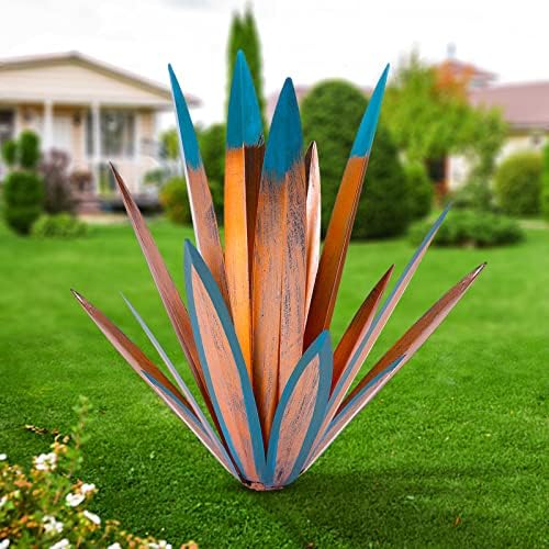 Homight Metal Tequila Country Sculpture DIY Tequila Plant Home Decor Country Tequila Garden Ornament Indooutdoor Statuette Patio Lawn Patio Stake Decoration Gift to The Garden - Image 4