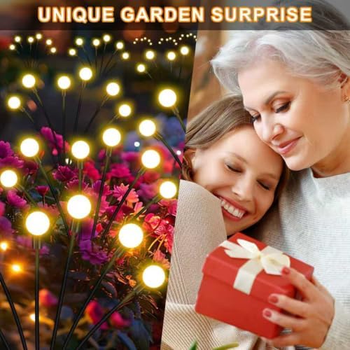 NBQQ Solar Garden Lights Outdoor, 2 Pack Swaying Light Waterproof - Image 5