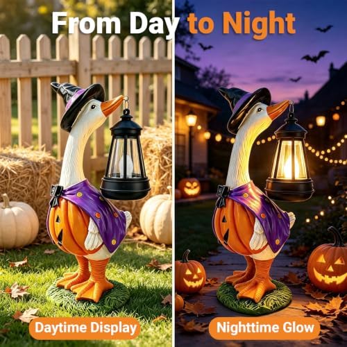 Halloween Decorations Solar Garden Outdoor Statues Goose - Image 4