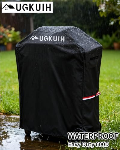 Grill Cover for CharBroil Bistro Pro Electric Grill Outdoor, Heavy Duty 600D Waterproof Protection, Compatible with Charbroil Grill Cover 25302145, 25302146, 25302161 and CB1250073P4 - Image 3