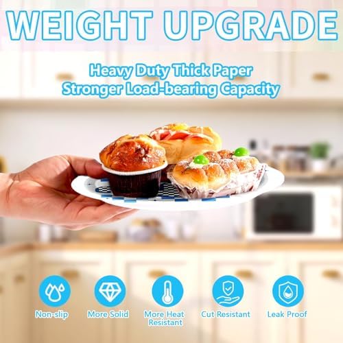 60Pcs Funny 6 7 Paper Plates 7" Heavy Duty Six Seven Theme Plates - Image 4