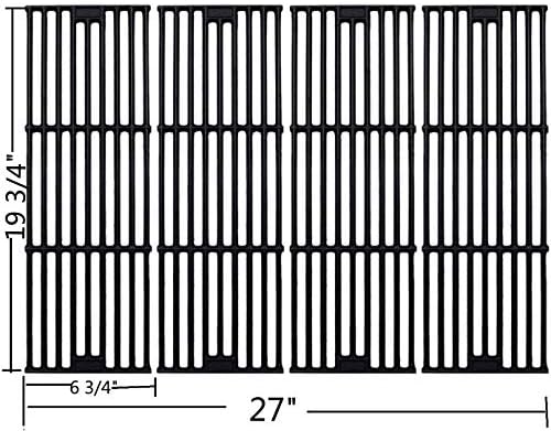 C6505A(4-Pack) 19 3/4" Cast Iron Cooking Grid Grates Replacement for Chargriller 2121, 2123, 2222, 2828, 3001, 3008, 3030, 3725, 4000, 4208, 5050, 5072, 5252, 9020 - Image 2