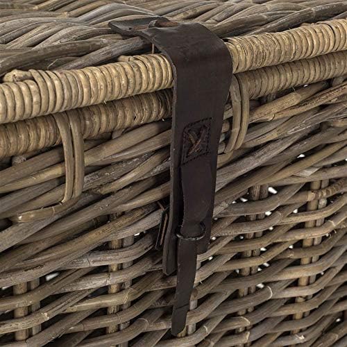 Safavieh Amancio Wicker Basket Grey - Image 4