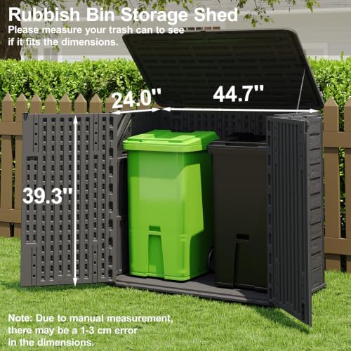 Outdoor Storage Cabinet Waterproof 31 Cu.Ft with Lockable Doors - Image 4