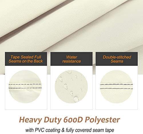 NettyPro Griddle Cover for Blackstone 28" Griddle with Single Shelf, Beige - Image 2