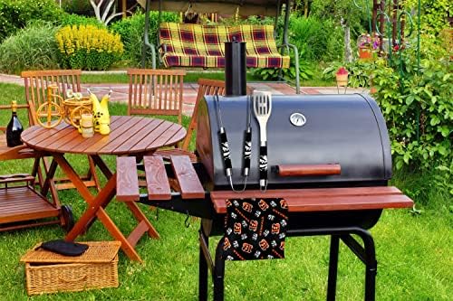 NORTHWEST NFL 3 Piece Team Color and Logo BBQ Grill Set: Spatula, Tongs, and Towel - Image 3