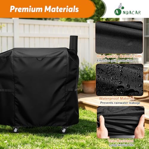 Charcoal Grill Cover 48" for ZPG-7002B Pro/7002E/700D6 Pellet Grill - Image 4