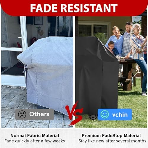 Grill Cover 52 Inch, Waterproof Grill Cover for Outdoor, Compatible with Weber Spirit 200 and 300 Series, Weber Genesis Silver, Dyna Glo, Char Broil, Nexgrill - Image 6