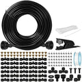 OnBrand 100FT Misters for Outside Patio with 3/4" Adapter and 2 T-Joints by OnBrand