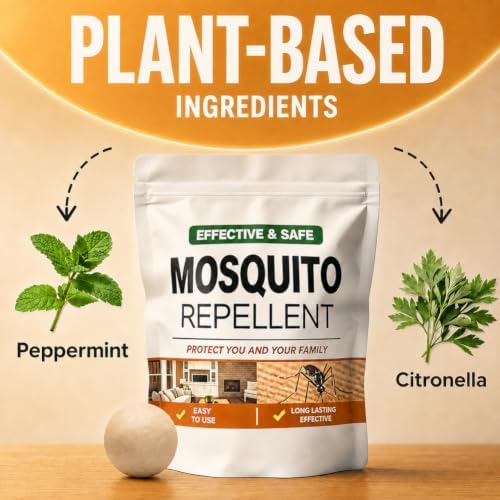 AUDQQM Mosquito Repellent Outdoor Patio, Mosquito Repellent Ball Indoor-12P - Image 6