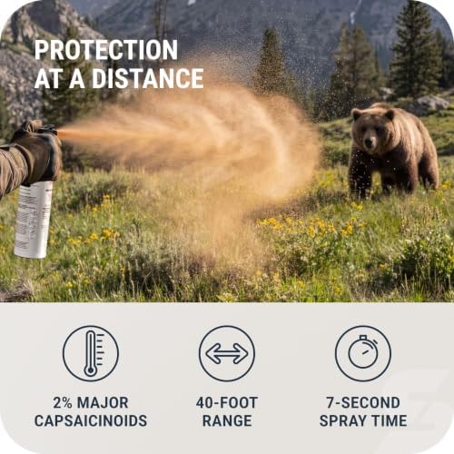 SABRE Frontiersman MAX Bear Spray, EPA Registered for 9 Animal Species - Image 2