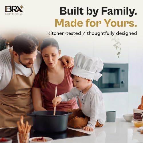 Brixby 5 QT, Pre-Seasoned Dutch Oven for Sourdough Bread Baking - Image 6