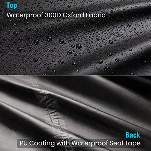 Velway Patio Furniture Cover Outdoor, Waterproof Rectangular Patio Table Chair Sofa Set Cover, 67”Lx37”Wx28”H, All Weather Oxford Tear-Resistant Material with Zipper Carrying Bag Windproof Buckles - Image 4