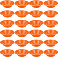 24 Pack 16oz Orange Disposable Plastic Bowls Dessert, Ice Cream, Salad, Soup Serving Cups for Party, Picnic, Food Snacks (Orange) by Unknown