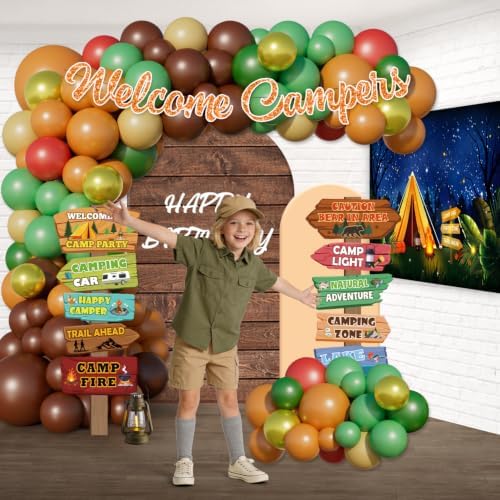 All-in-One Camping Party Decorations for Summer Camp Themed Adventure Party - Image 4
