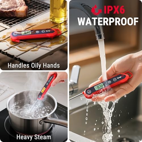 TempPro TempSwift 1 Sec Meat Thermometer Digital for Kitchen Cooking Food - Image 5