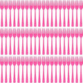 60 Pcs Rose Red Disposable Plastic Forks Cutlery Heavy Duty Dinnerware Plastic Silverware Flatware for Home Office School Party Picnics Restaurant Outdoor Events or Every Day Use (Rose Red) by Unknown