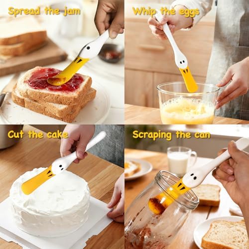 Duck Jar Spatula Unique Kitchen Gadgets Jar Scraper Cookie Baking Gadgets - Image 4