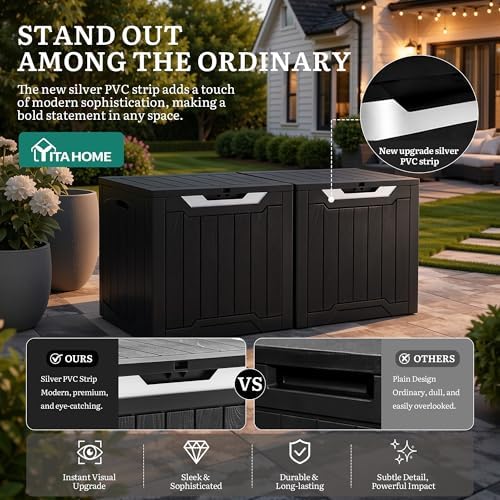 YITAHOME 31 Gallon Deck Boxes Set of 2 - Image 3