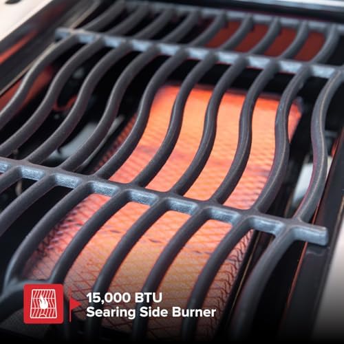 Nexgrill Deluxe 4 Burner Natural Gas Grill with Griddle Insert - Image 6