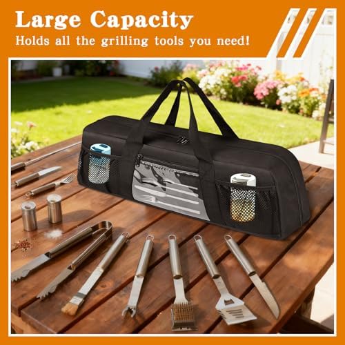 Boczif Grill Utensil Storage Bag, Camping BBQ Tool Storage Organized Bags - Image 2
