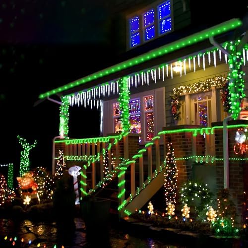 Solar Rope Lights, 2 Packs Total 132ft 400LED Solar String Lights, 8 Modes - Image 6