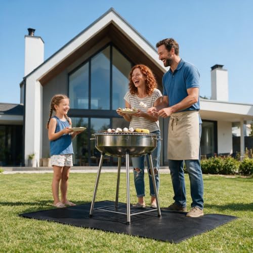 60 x 40 Inch Under Grill Mat with Storage Bag - Image 7