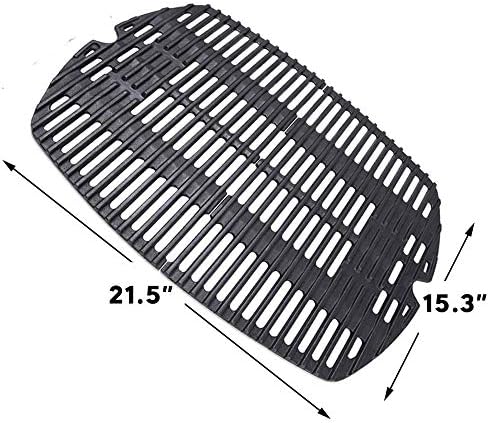 Uniflasy 7645 Cast Iron Grill Grates for Weber Q200 Q220 Q2000 Q2200 Q2400 - Image 3