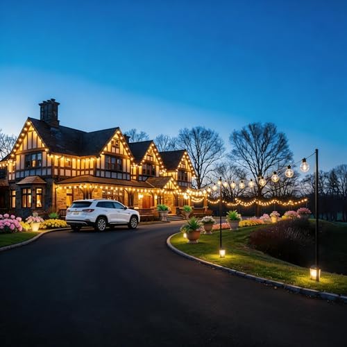 RTTY 300 FT Outdoor String Lights, Waterproof Outside Patio Light 156 Bulbs - Image 6