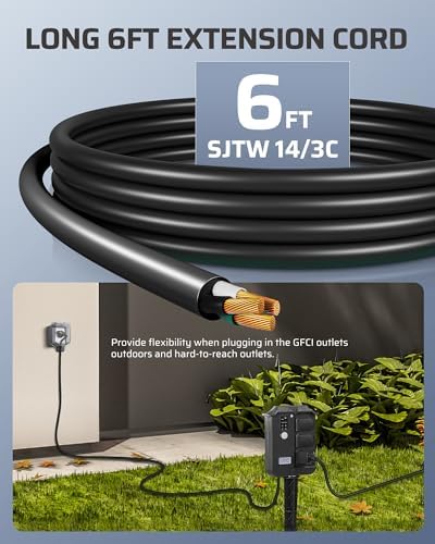 DEWENWILS Outdoor Power Stake Timer with Remote Control, Dusk to Dawn Timer - Image 6
