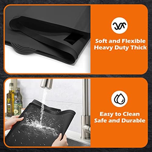 36 inch Griddle Mat Silicone for Blackstone, Magnetic Protective Cover for Blackstone Mats Griddle Top Covers Protector Outdoor-Black - Image 6
