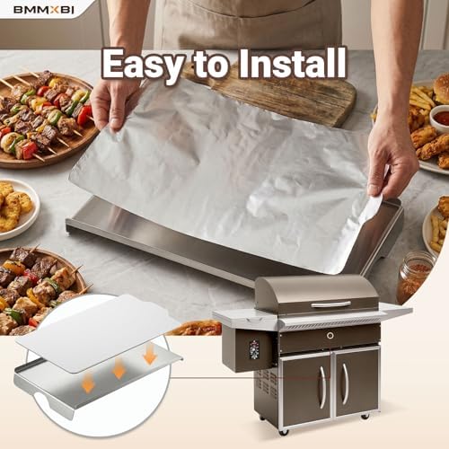 Heat Baffle and 10-Pack Grease Drip Tray Liners for Traeger Ironwood 885 - Image 7
