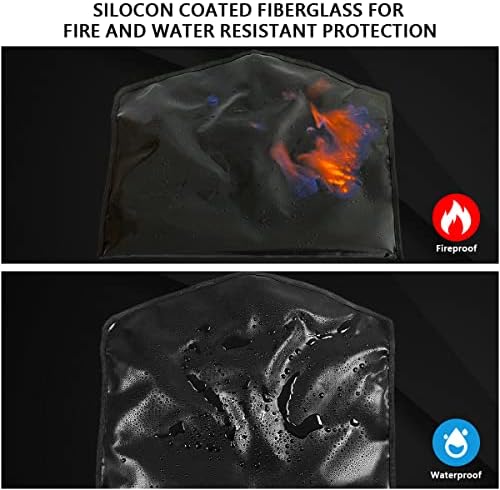 JUGREAT Fireproof Hanger Diversion Safe Bag With Lock, Hidden Storage for Valuables, Secret Under Clothes With Hidden Compartment to Hide Items for Home or Travel - 1 Pack - Image 4