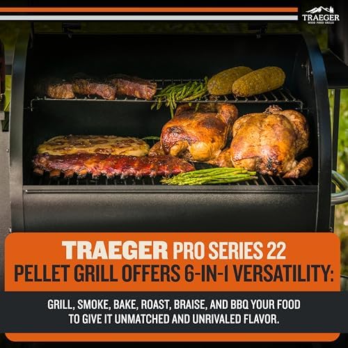 Traeger Pro 22 Wood Pellet Grill & Smoker, 572 Sq In - Image 6