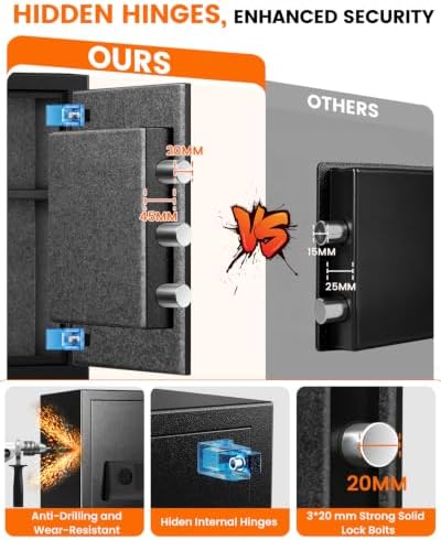 [2026]   Fireproof Safes for Home Use Fire and Water Proof - Image 5