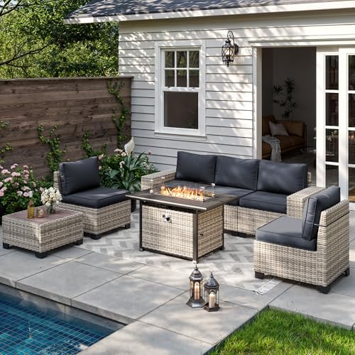 Outdoor Patio Furniture Set PE Wicker Rattan Outdoor Sectional Sofa by MuphyersPatioFurniture
