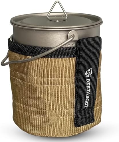 Bestargot 750ml Camping Titanium Pot, Includes a heat-insulating cup sleeve - Image 7