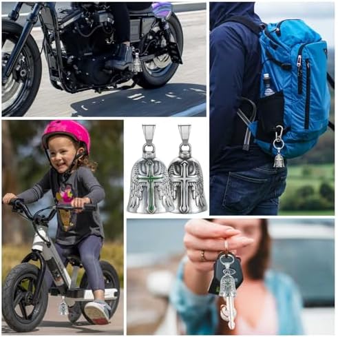 Motorcycle Bell Guardian Angel Gremlin Lucky Charm Gift For Riders - Image 5