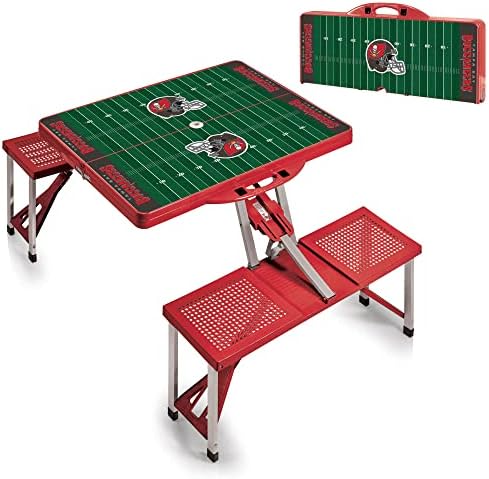 Picnic TIME NFL Football Field Folding Picnic Table, Camping Table, Outdoor Table with Umbrella Hole - Image 5
