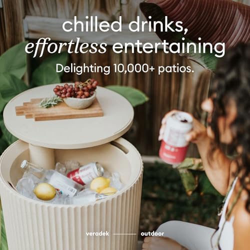 Veradek Cooler Side Table - Outdoor Cooler Table and Ice Chest - Image 7