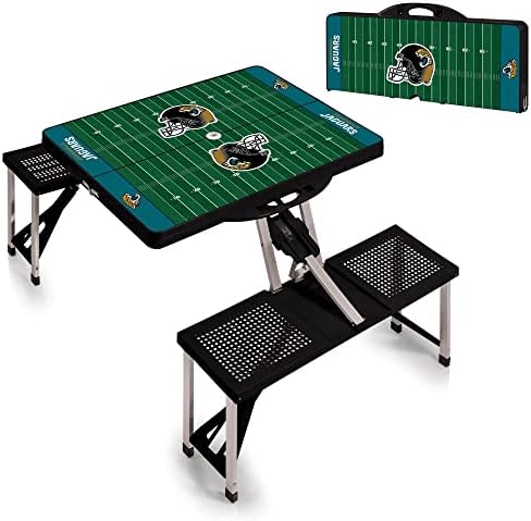 Picnic TIME NFL Football Field Folding Picnic Table, Camping Table, Outdoor Table with Umbrella Hole - Image 4