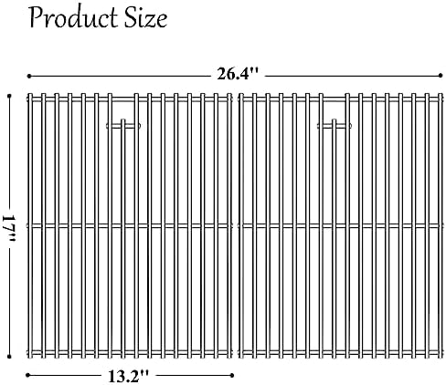 Orgneas 17" SUS304 Stainless Steel Grill Cooking Grates for Home Depot - Image 4