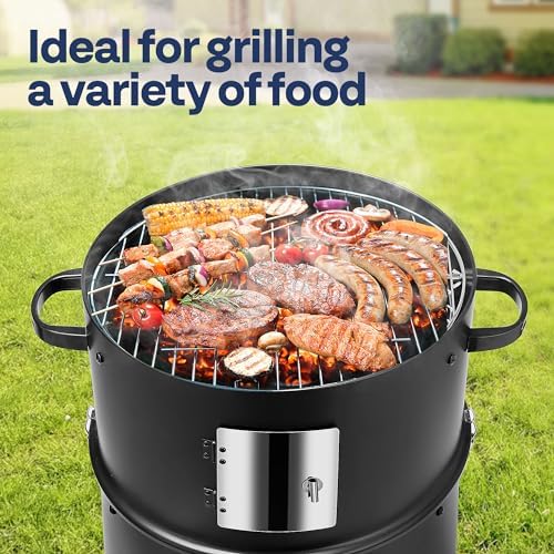 VIVOHOME 3-in-1 Vertical Charcoal Smoker - Image 2