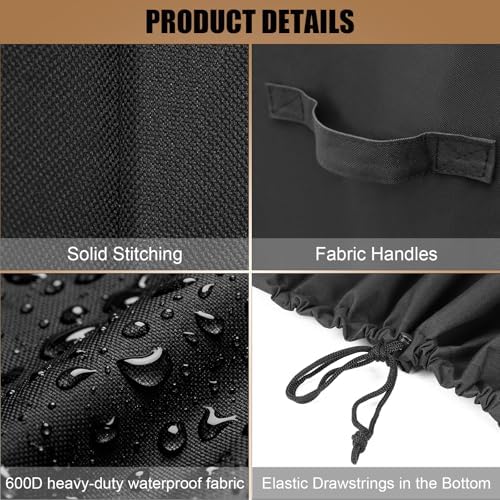 QuliMetal Grill Cover for Camp Chef 36 Inch Pellet Grills - Image 5